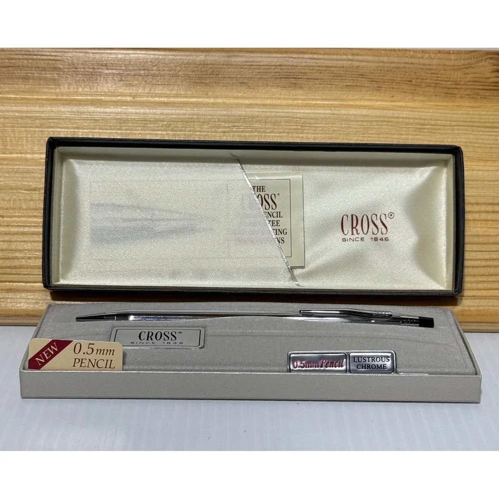 Cross Century Lustrous Chrome 0.5mm Mechanical Pencil 350305 with Box Vintage